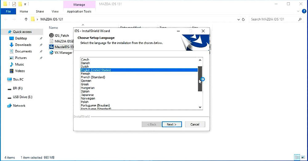 Install VXDIAG Ford IDS V131 on Windows 10 1