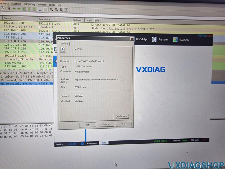 VXDIAG DoNET Not Working on Windows 7 6