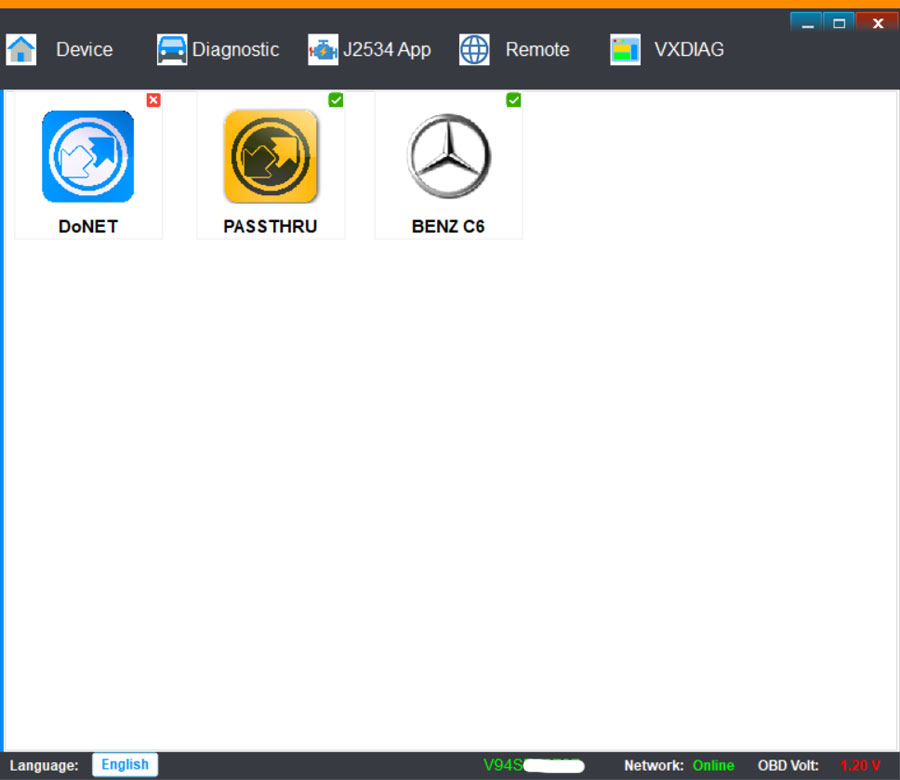 how to use vx manager for vxdiag vcx se benz 6